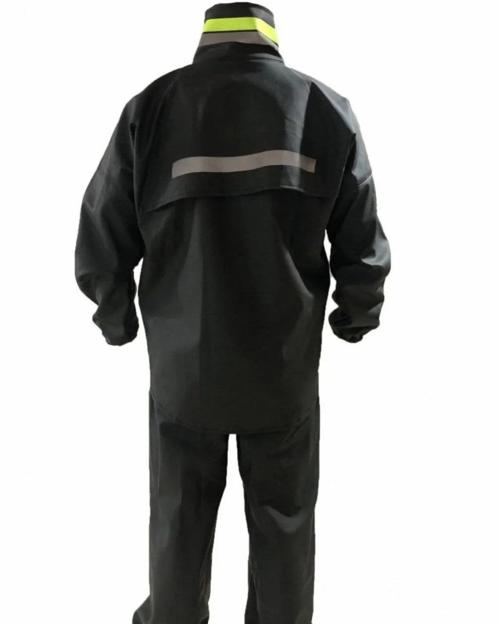 ASSEMA Erkek Motorcu Kurye Su Gecirmez Yağmurluk Takım - Siyah